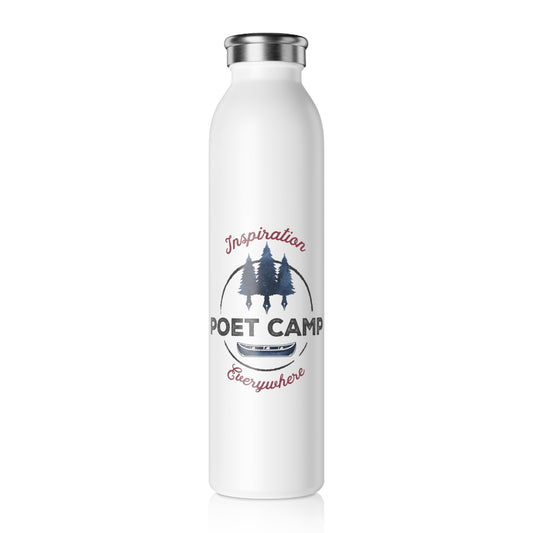 Slim Water Bottle (Red text)