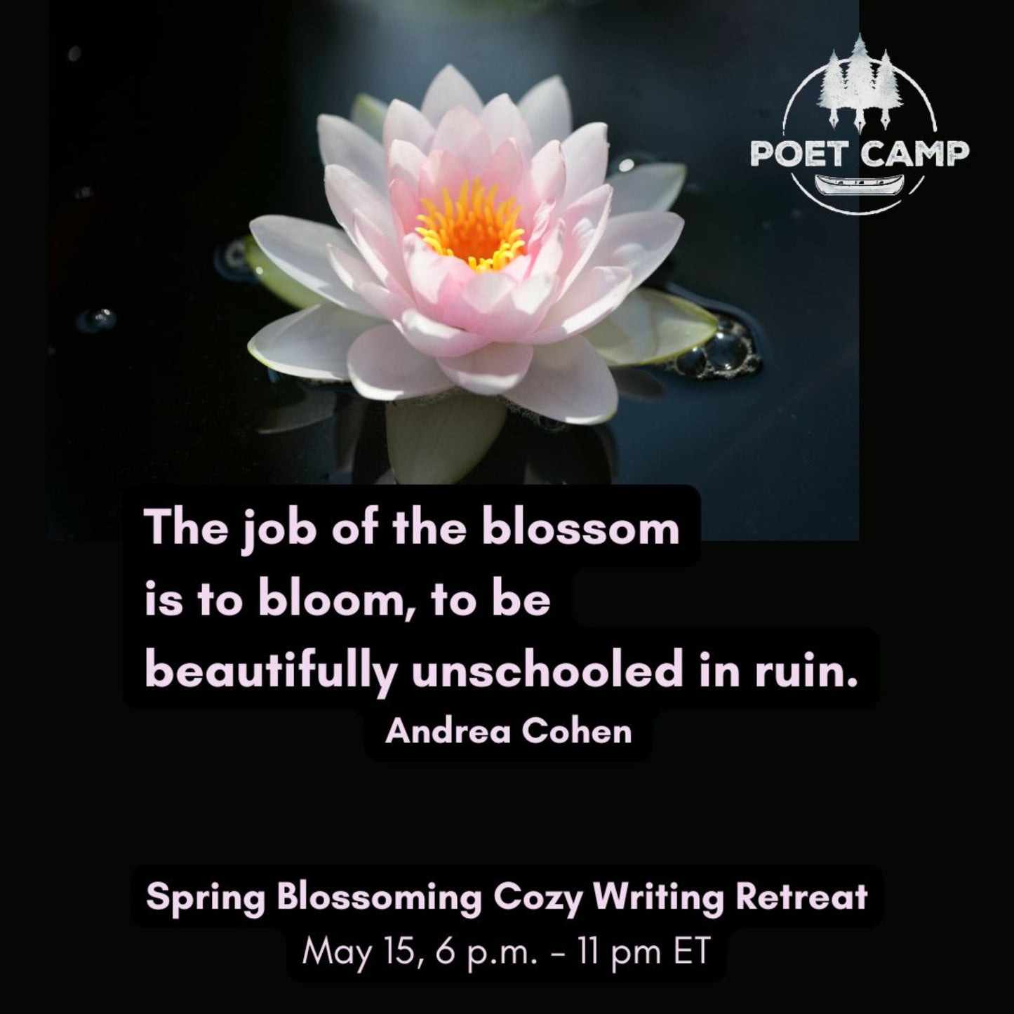 2026 Spring Blossoming Cozy Writing Retreat